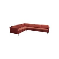 BO Concept Used Large L-Shaped Sofa, Orange