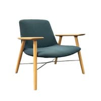 Keihauer Oro Ash Lounge Chair (Blue/Ash)