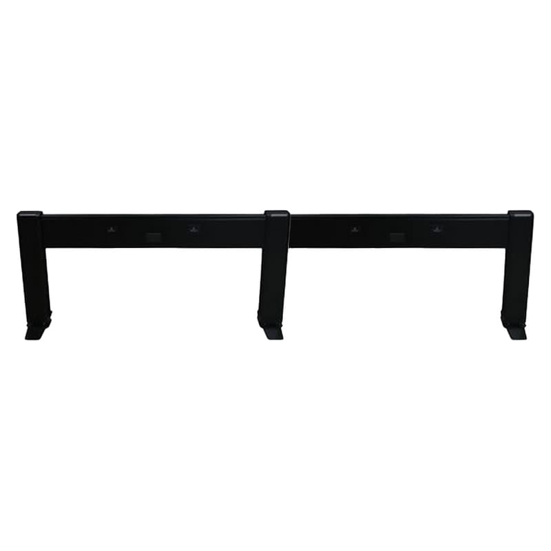 Power beams with 2-outside legs,1 inside leg, duplexes, black