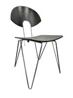 Kusch & Co Mikado 1800 Stackable Side Chairs by Walter Leeman, Rounded Back