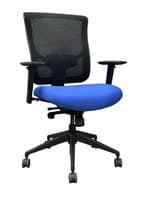 Highmark Mesh Task Chair with Lumbar Support (Blue/Black)