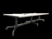 12' Herman Miller Eames Conference Table (Chrome/White)