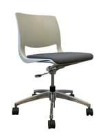 Teknion Variable Swivel Mult-Use Work Chair (Light Grey/Grey)