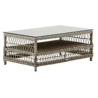 Hazel Coffee Table w/ Glass Top