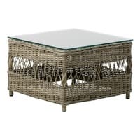 Anna Side Table w/ Glass Top