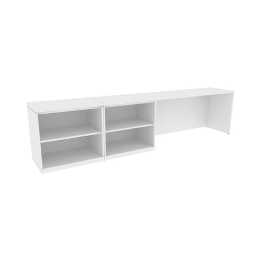 60W Open Wood High Credenza