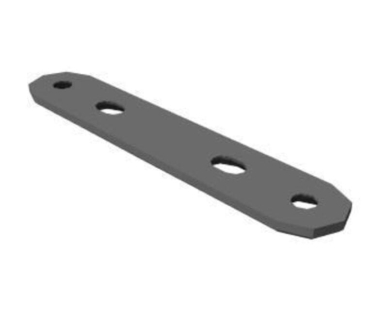 Tie plate, Package quantity 6, Side by side worksurface application
