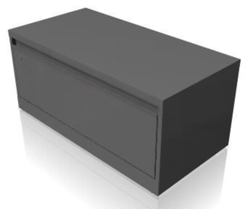 Universal; Lateral file, Flush steel front, 1 high, 18D x 36W