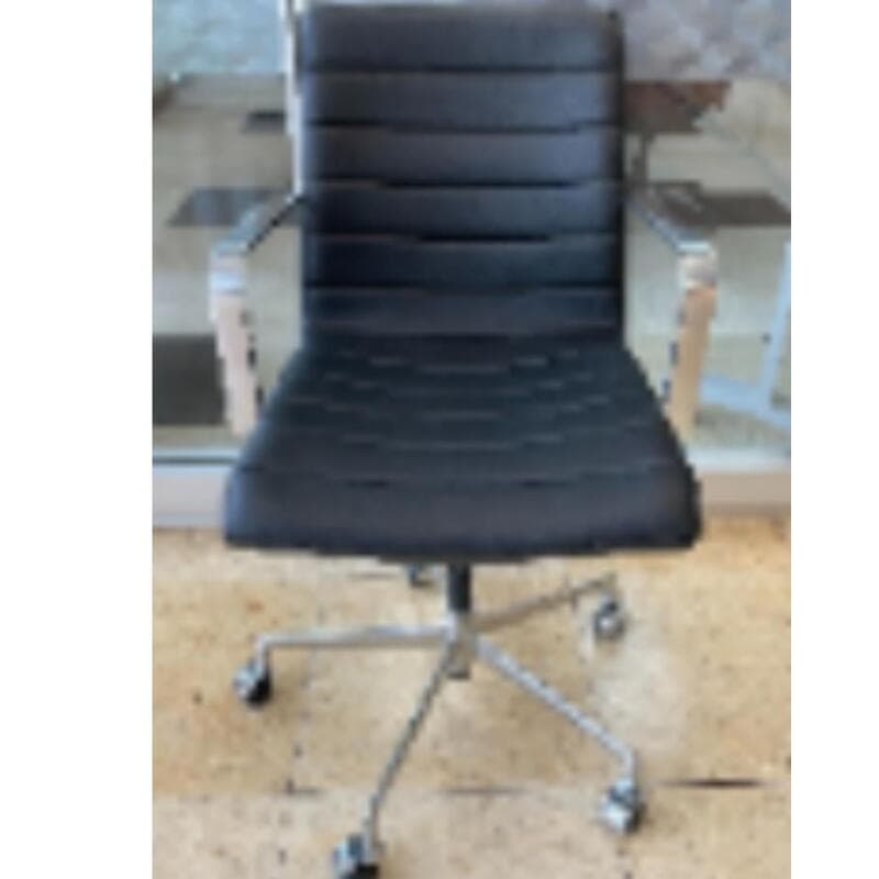 Faux Leather Conference Chair