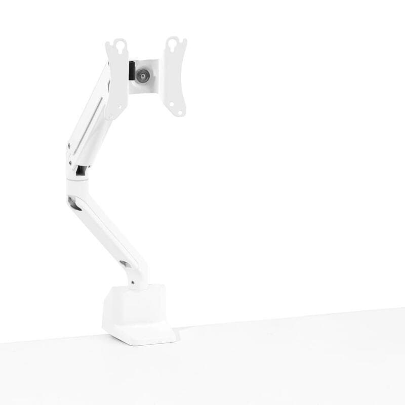 Swing Single Monitor Arm, White