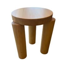 Offset Small Side Table
