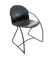 Steelcase Parade Stack (Black) w/ Armpads