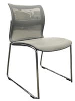Stylex Zephyr Stack Chair (Platinum/Chrome)