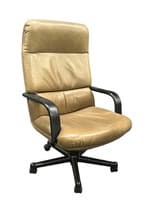 Nienkamper Brown Leather Conference Chair (Brown/Black)