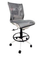 9 to 5 Cydia Task Stool Chair(Grey/White)