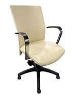 Compel Pinnacle Conference Chair (White/Black)
