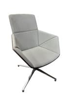 Allermuir Lounge Chair (Blue Checkers)