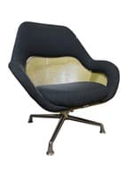 Steelcase Sw_1 Lounge Chair (Green & Black /Chrome)