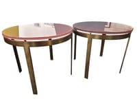 Set of Cumberland Furniture Venlo Round Occasional Side Table