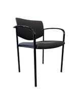 Steelcase Player Stack Chair (Brown/Black)