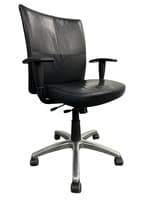 Steelcase Turnstone Jacket Executive Conference Chair (Black/Chome)