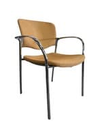 Stylex Welcome Side Chair (Wood/Chrome)