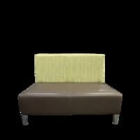 Steelcase Circa 2 Seat Lounge Booth (Green/Silver)
