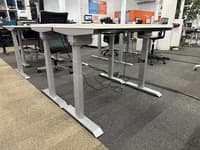 SmartLegs by LifeDesk Height Adjustable Desk with Height Spacer - 46"W x 23"D
