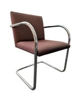 Replica Brno Tubular Chair (Brown/Chrome)