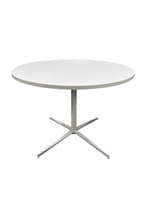 Bush Business Office 42" Round White Laminate Table