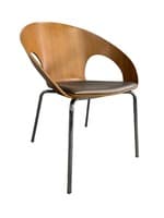 Davis Furniture Kirkos Stacking Chair (Brown)
