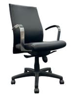 Compel Furniture Maxim Conference Chairs (Faux Leather/Black)