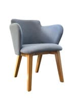 Nevins Eloise Soft Seating (Blue/Maple)