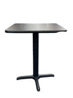 Black Squared Cafe Table - 24" x 24"