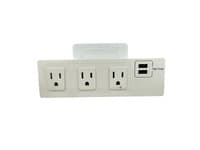 Desktop Power Module (3 Outlet, 2 USB)