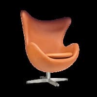 Replica Arne Jacobsen Egg Chair (Orange)