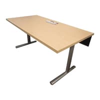 6' Training Table w/ Modesty Panel
