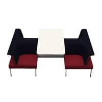 Public Office Landscape 4-Person Hive/Double Café Table
